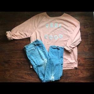 Glitter Font Sweatshirt